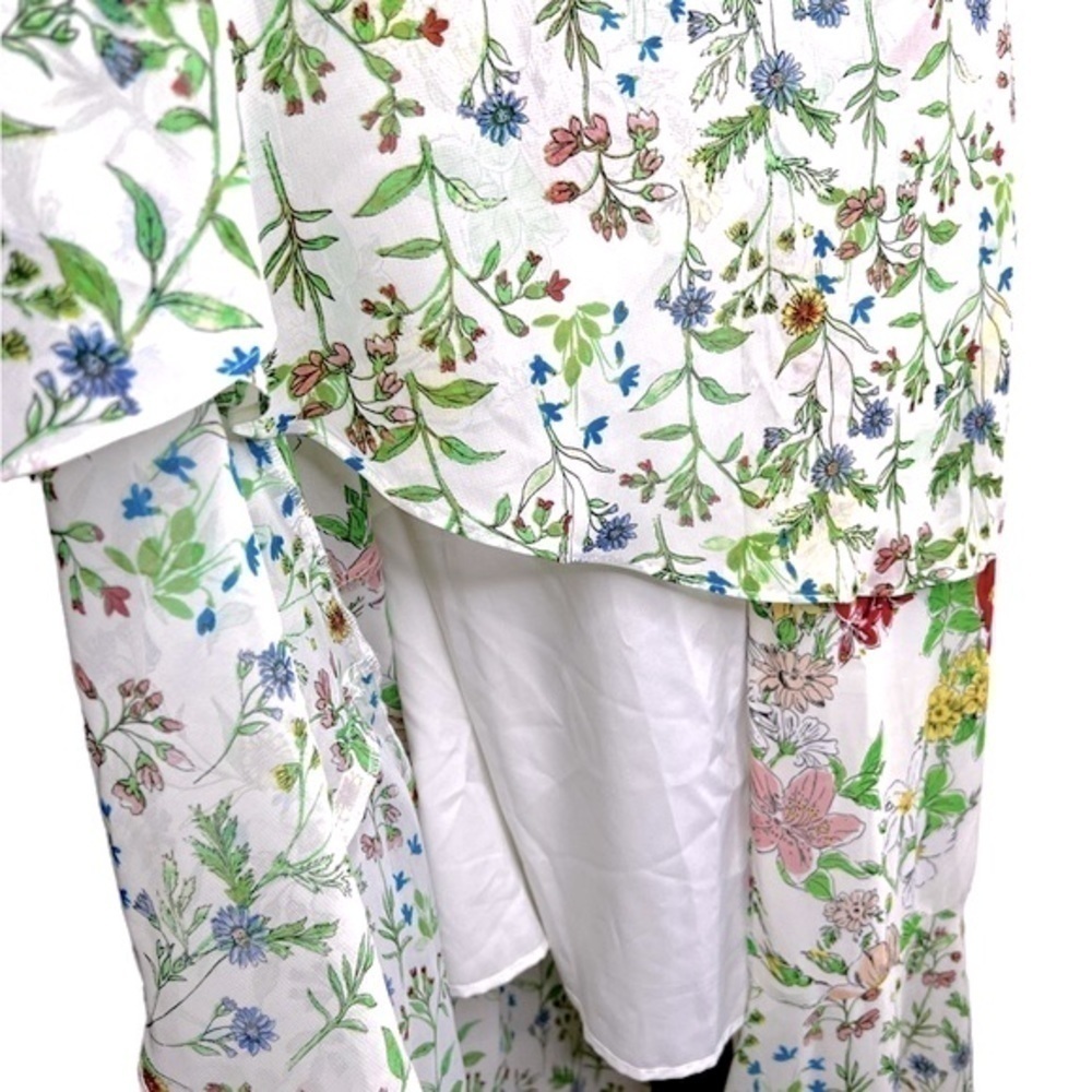 Nanette Lepore Women's Floral Cold Shoulder Dress - Picture 12 of 16